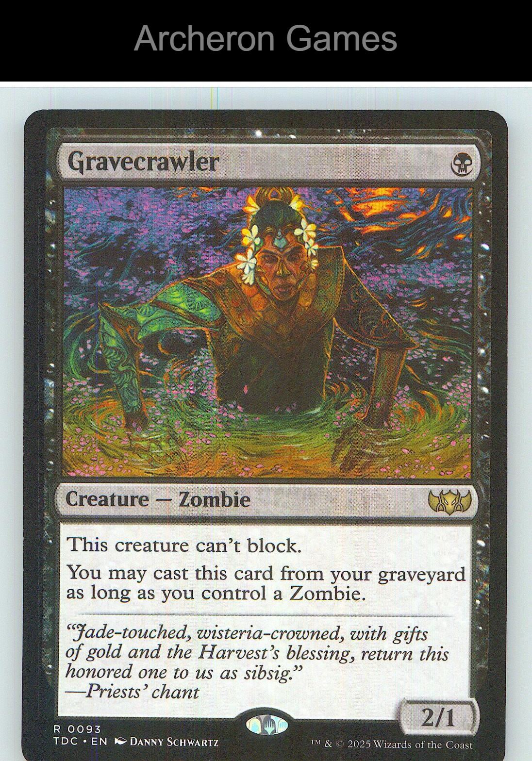 Gravecrawler TDC 93 R MTG Card NM/EX+