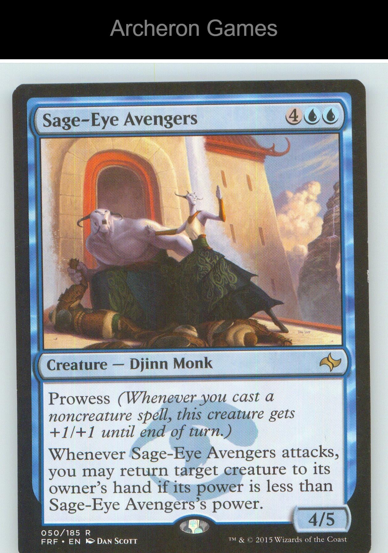 Sage-Eye Avengers FRF 50 R MTG Card NM/EX+