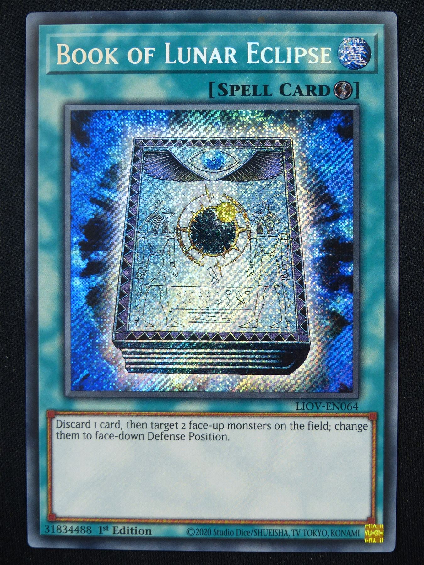 Book of Lunar Eclipse LIOV Secret Rare - 1st ed Yugioh Card #4JM