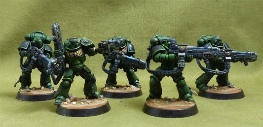 Hellblaster Squad set of 5 painted - Space Marines - Warhammer 40K #5BH