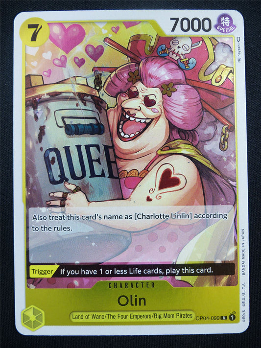 Olin OP04-099 R - One Piece Card #1VJ