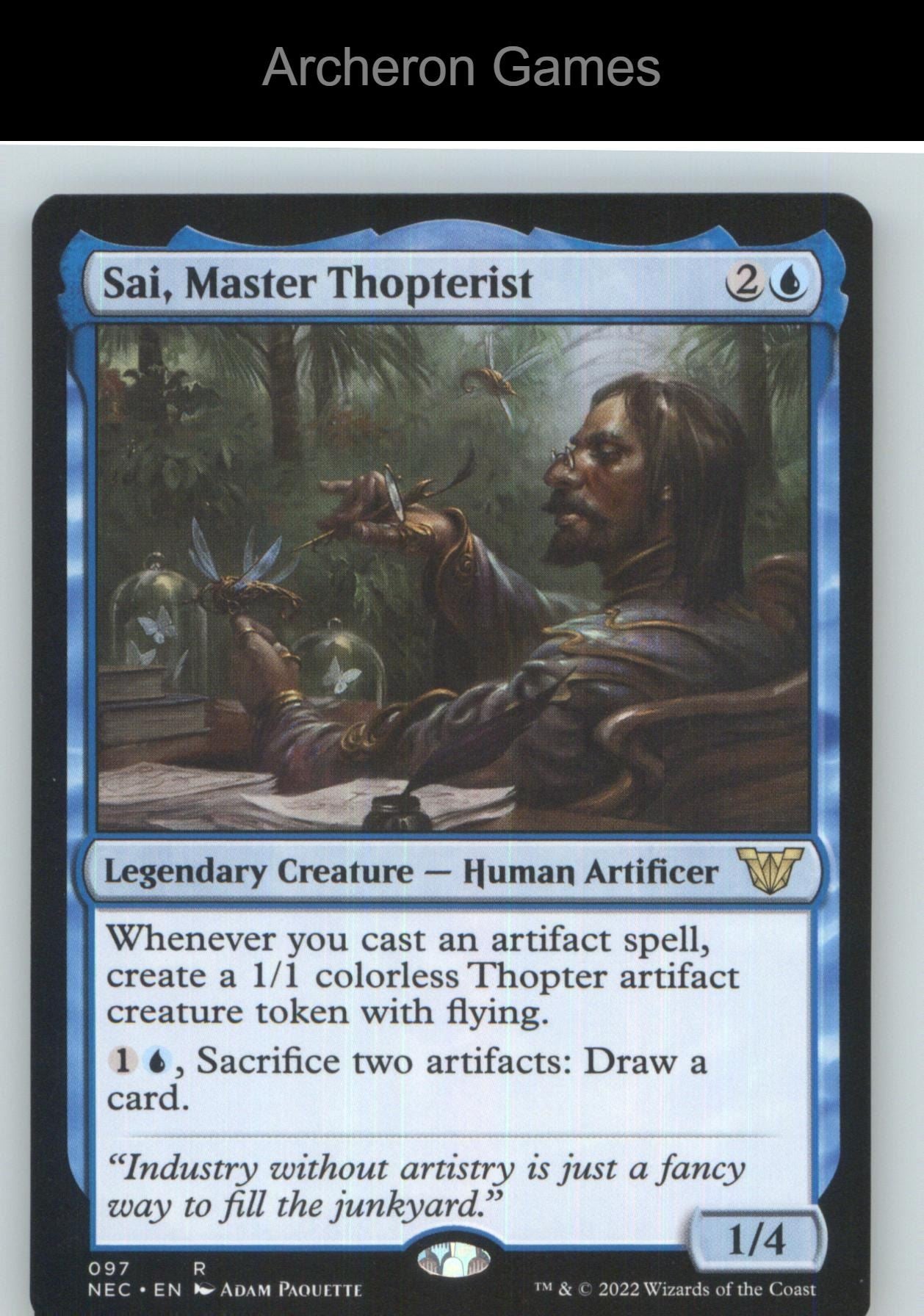 Sai, Master Thopterist NEC 97 R MTG Card NM/EX+