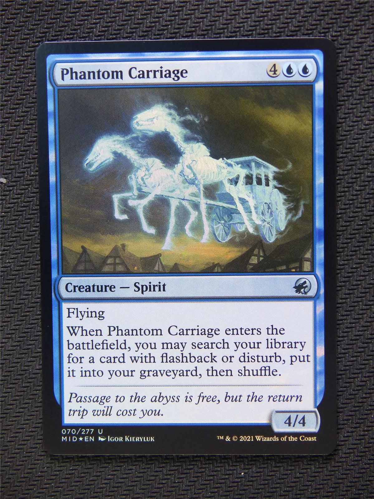 Phantom Carriage Foil - Innistrad - Mtg Card #3N6