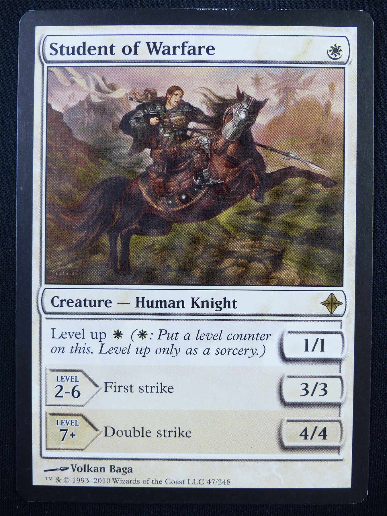 Student of Warfare played - ROE - Mtg Card #1EG