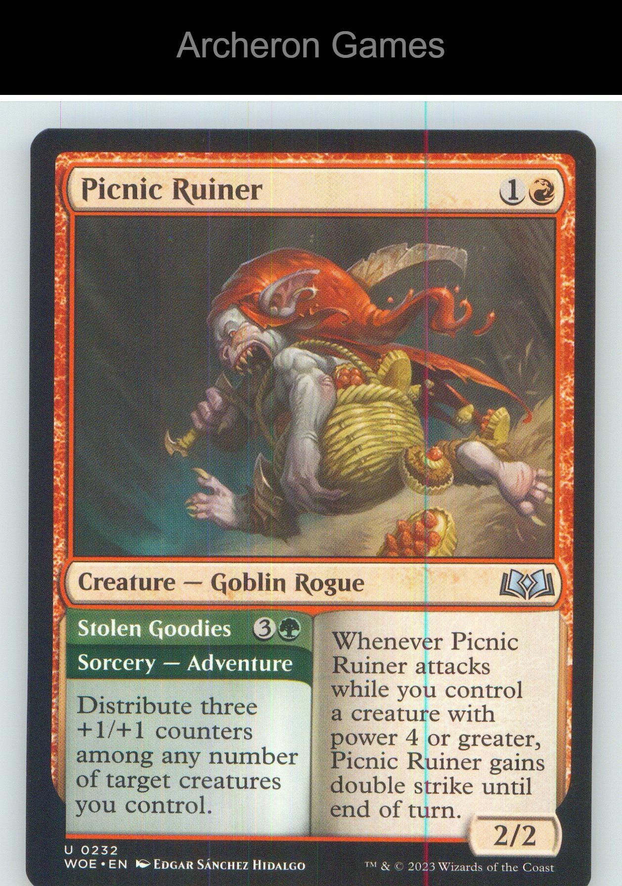 Picnic Ruiner WOE 232 UC MTG Card NM/EX+