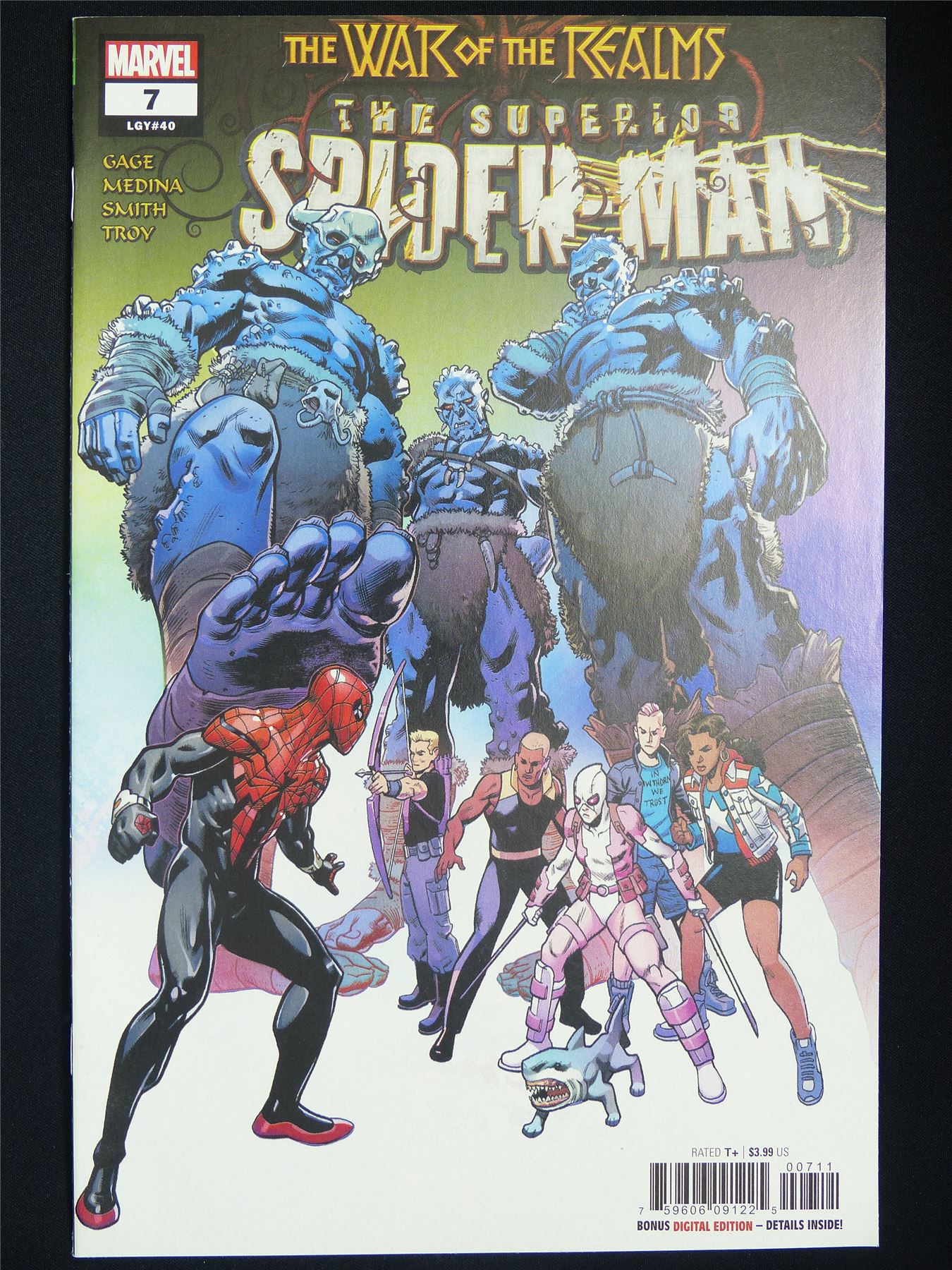 The Superior SPIDER-MAN #7 The War of the Realms - Marvel Comic #1AG