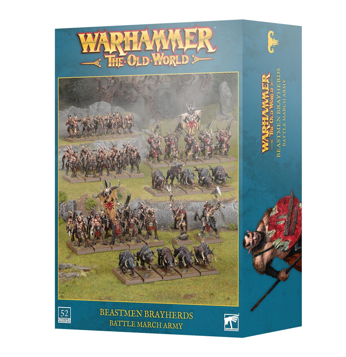 Beastmen Brayherds - Battle March Army - Warhammer: Old World - Available from 12/09/2026