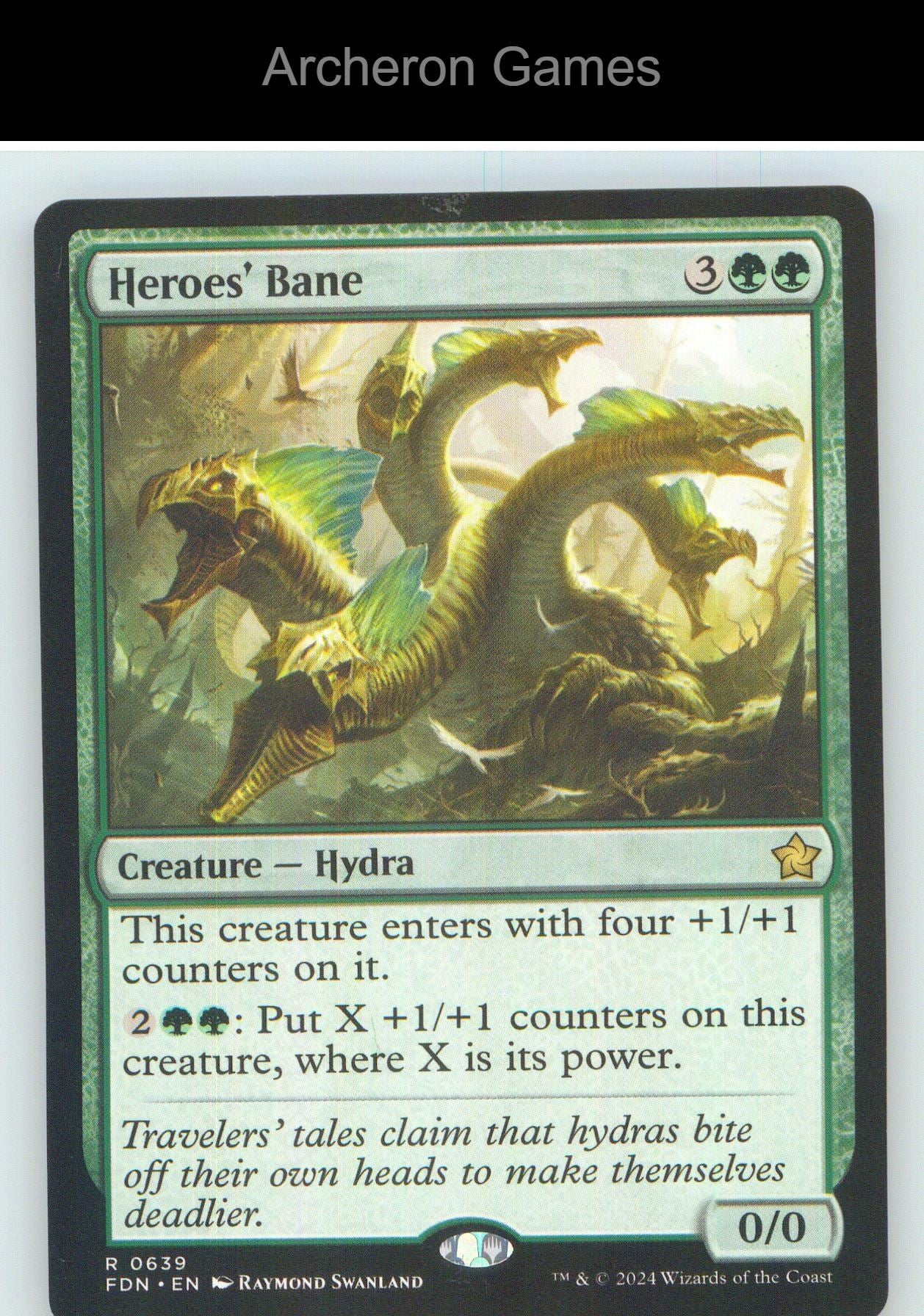 Heroes' Bane FDN 639 R MTG Card NM/EX+