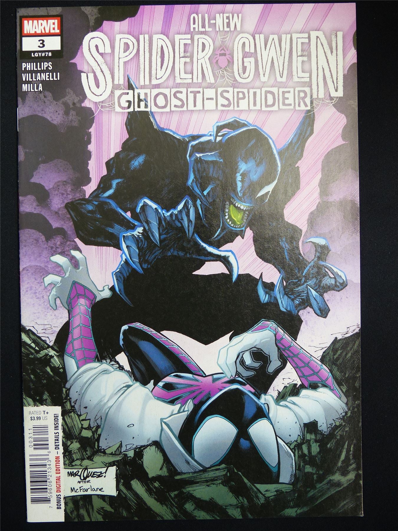 All-New SPIDER-GWEN: Ghost-Spider #3 Cvr A - Marvel Comic #3YY