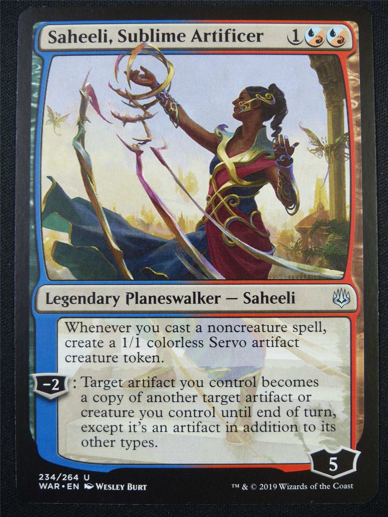 Saheeli Sublime Artificer - WAR - Mtg Card #5DQ