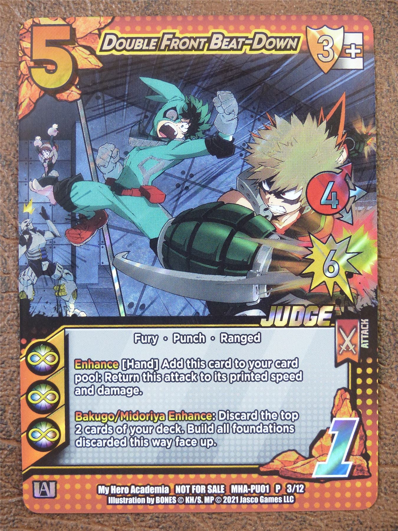 Universus: Double Front Beat-Down MHA-PU01 P 3/12 Judge