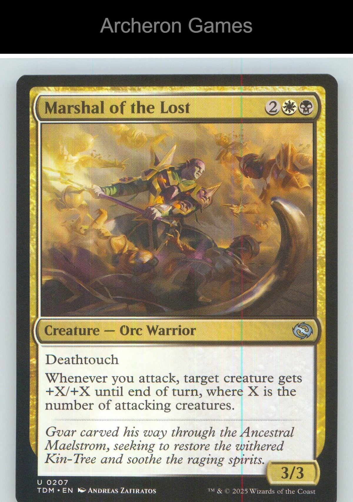 Marshal of the Lost TDM 207 UC MTG Card NM/EX+
