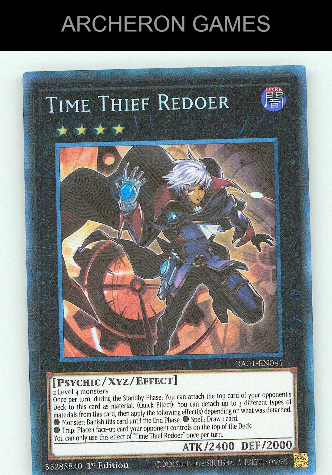 Time Thief Redoer SR YUGIOH Card 1st Edition