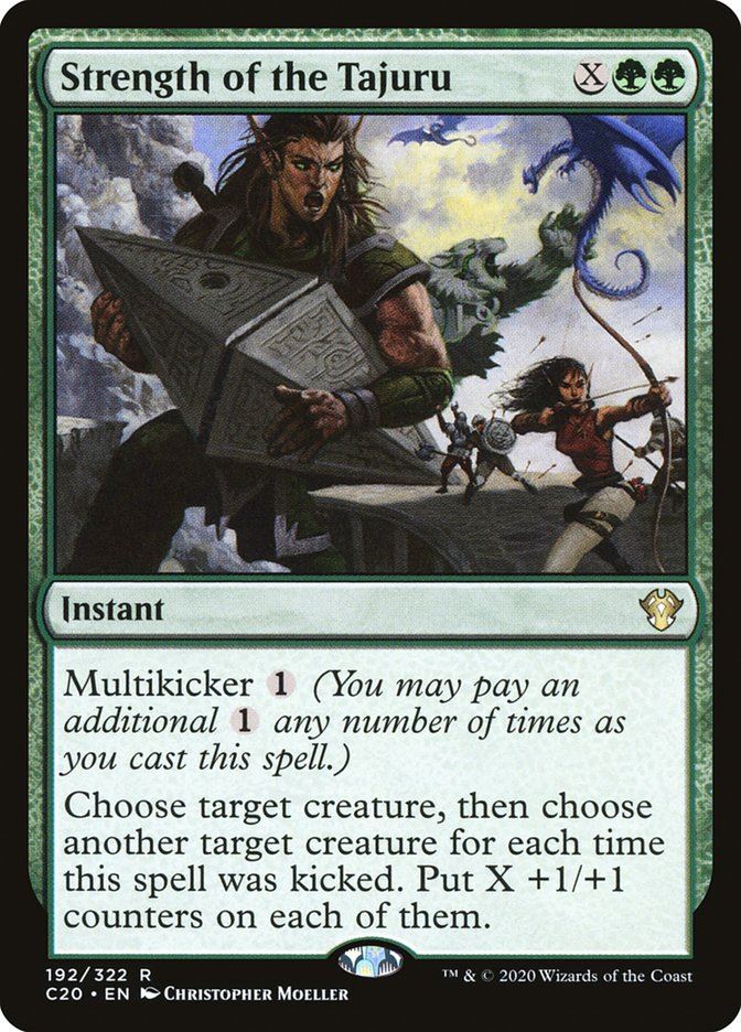 Mtg: C20 : Strength of the Tajuru - - NM