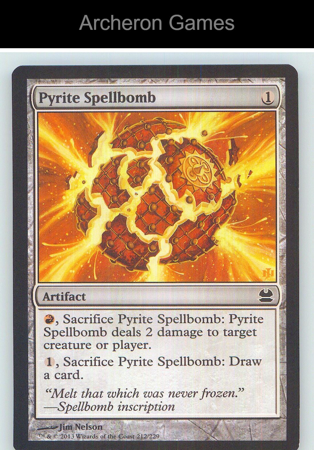 Pyrite Spellbomb MMA 212 C MTG Card NM/EX+