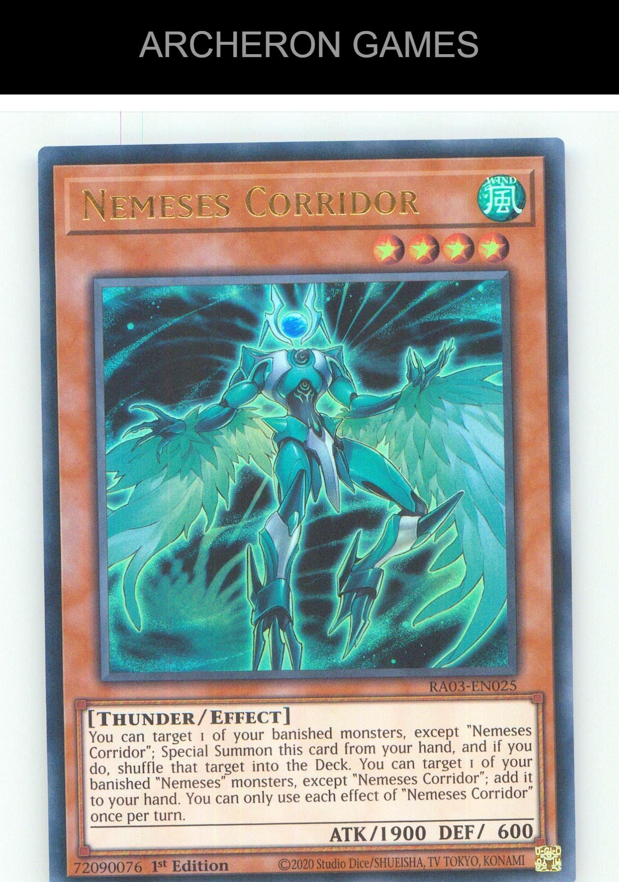 Nemeses Corridor (UR) UR YUGIOH Card 1st Edition