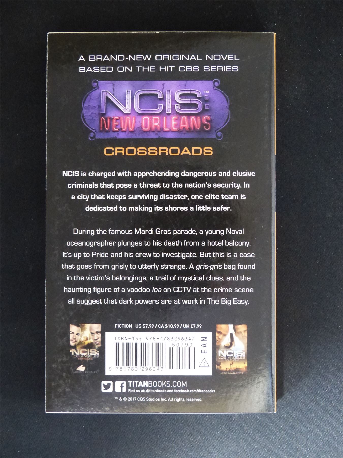 NCIS: New Orleans: Crossroads - Titan Novel Book Softback #8R