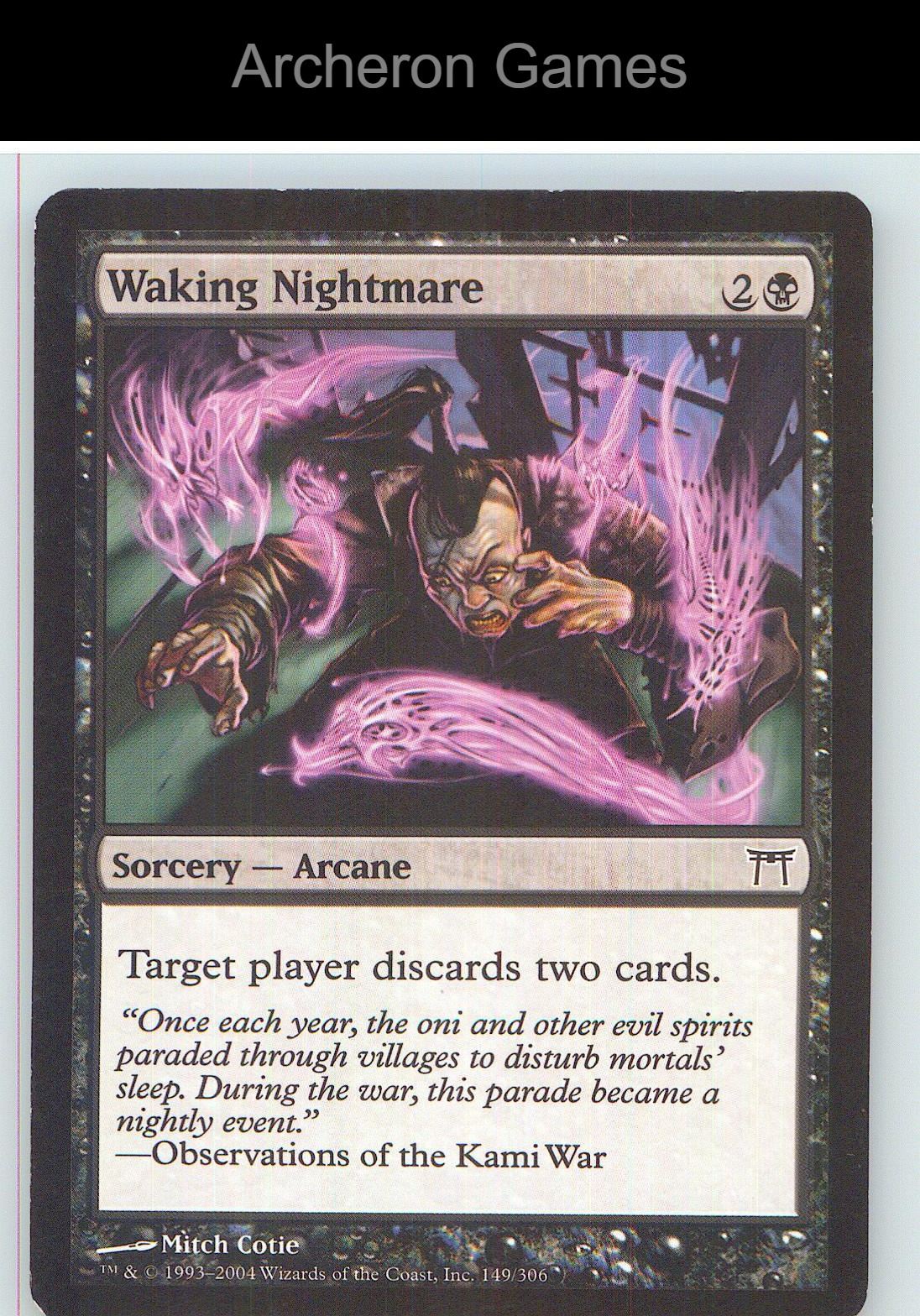 Waking Nightmare CHK 149 C MTG Card NM/EX+