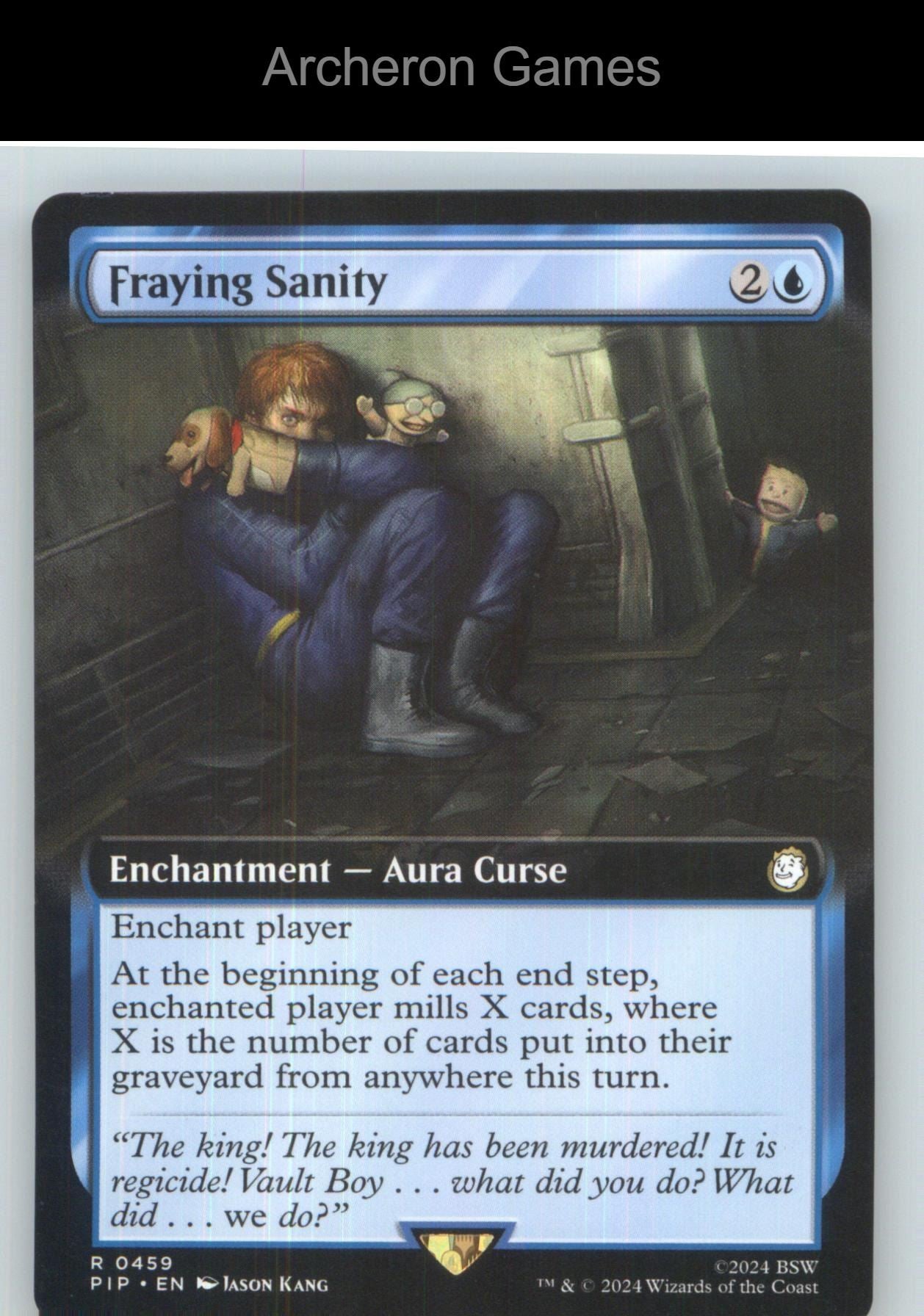 Fraying Sanity (Extended Art) PIP 459 R MTG Card NM/EX+