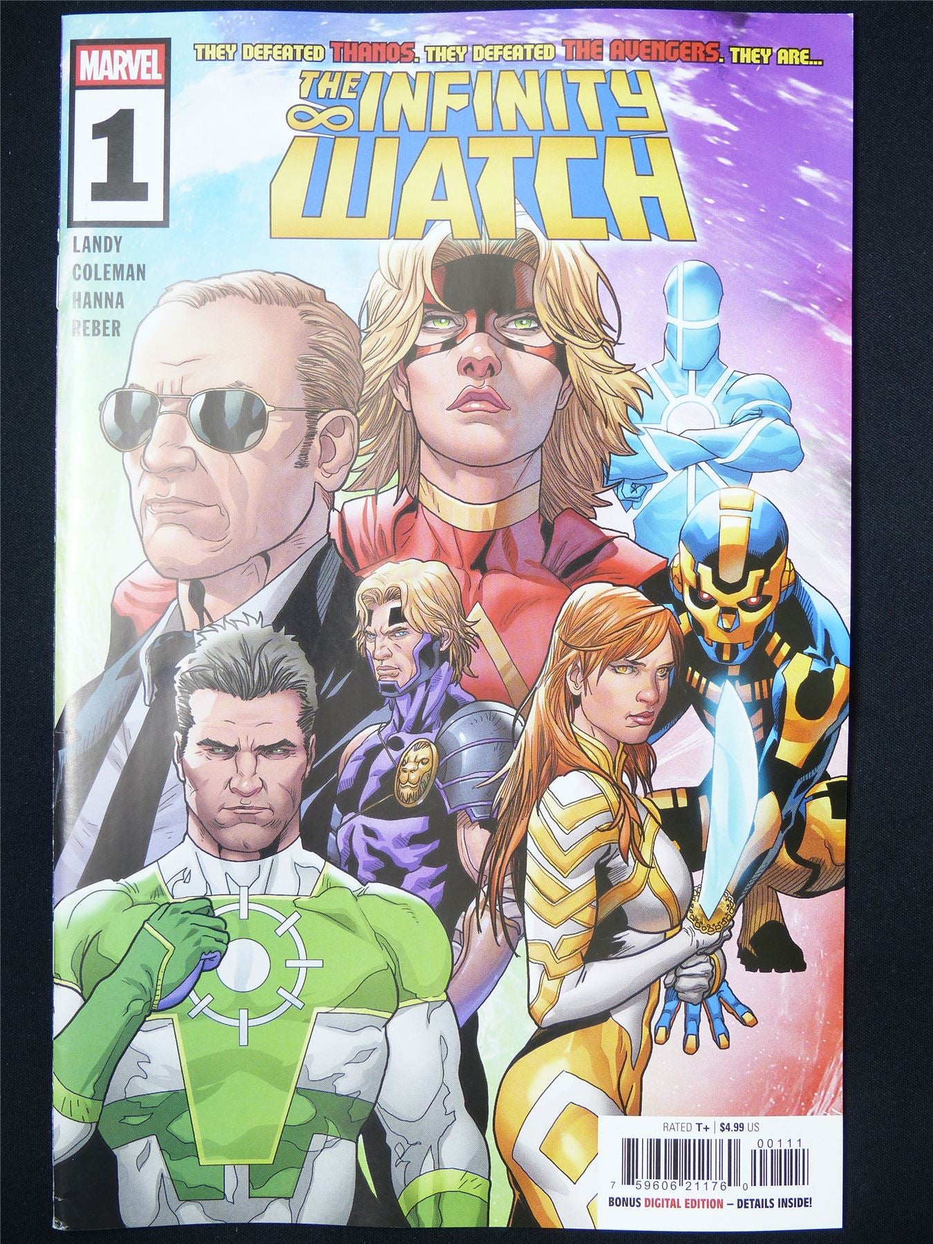 The INFINITY Watch #1 - B&B Feb 2025 Marvel Comic #5LH
