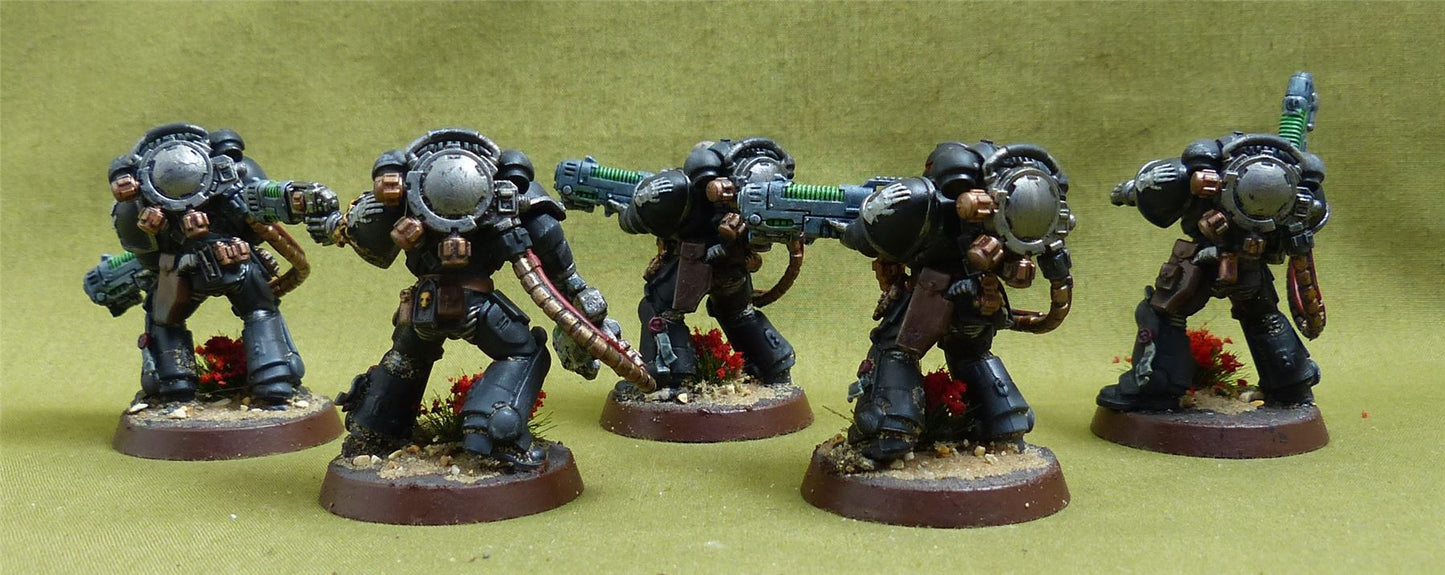 Primaris Hellblasters painted - Iron Hands - Warhammer 40K #5AB
