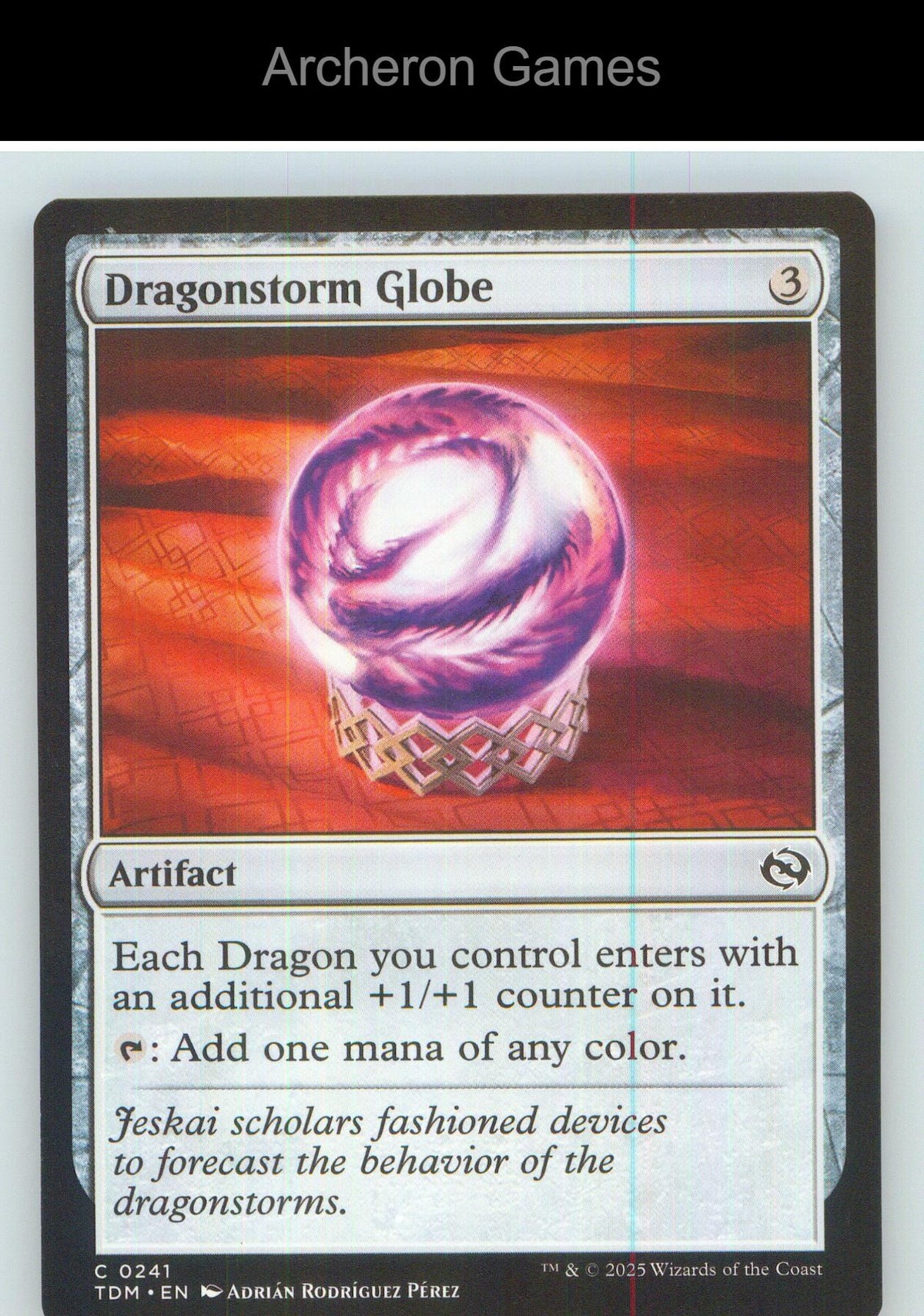 Dragonstorm Globe TDM 241 C MTG Card NM/EX+