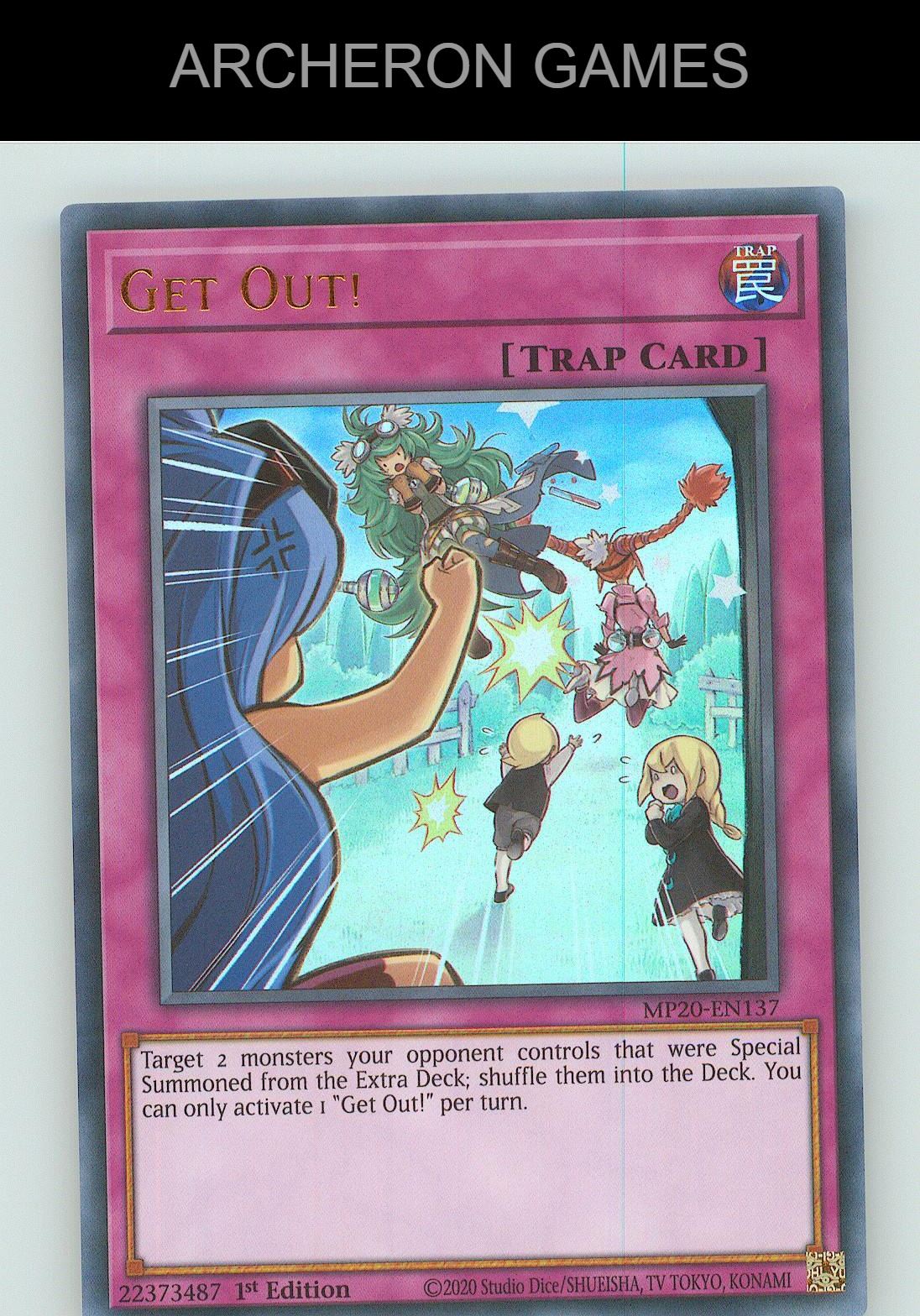 Get Out! UR YUGIOH Card 1st Edition