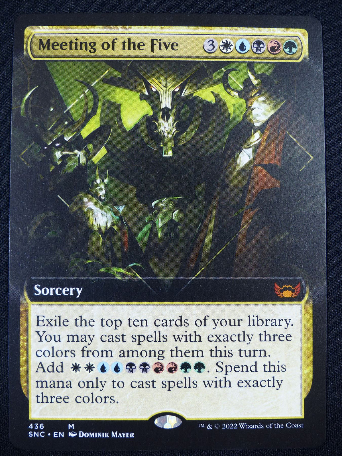 Meeting of the Five Extended Art - Mtg Card #NO