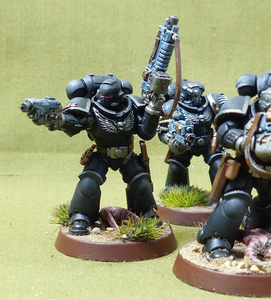 Assault Intercessors painted - Iron Hands - Warhammer 40K #742