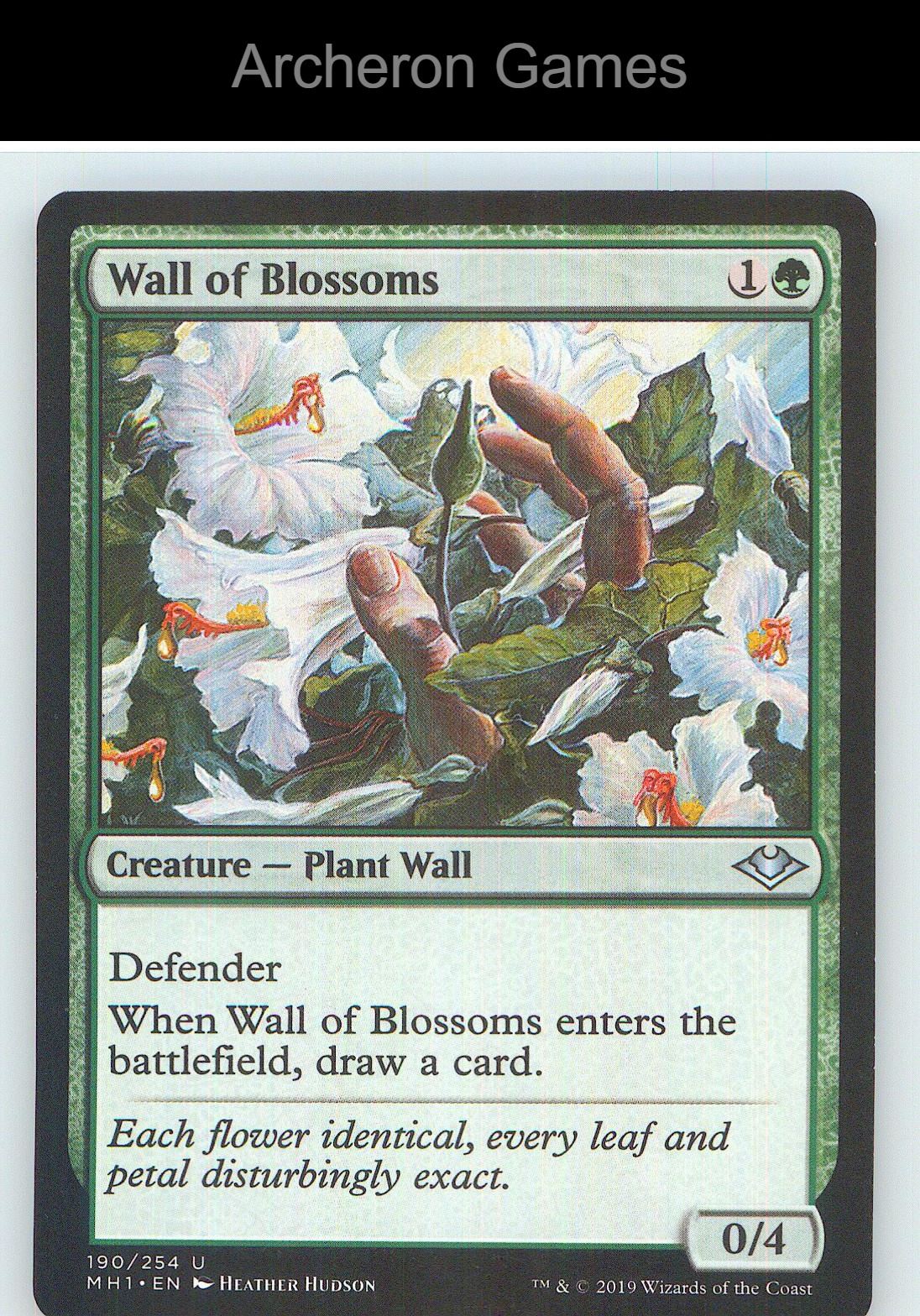 Wall of Blossoms MH1 190 UC MTG Card NM/EX+