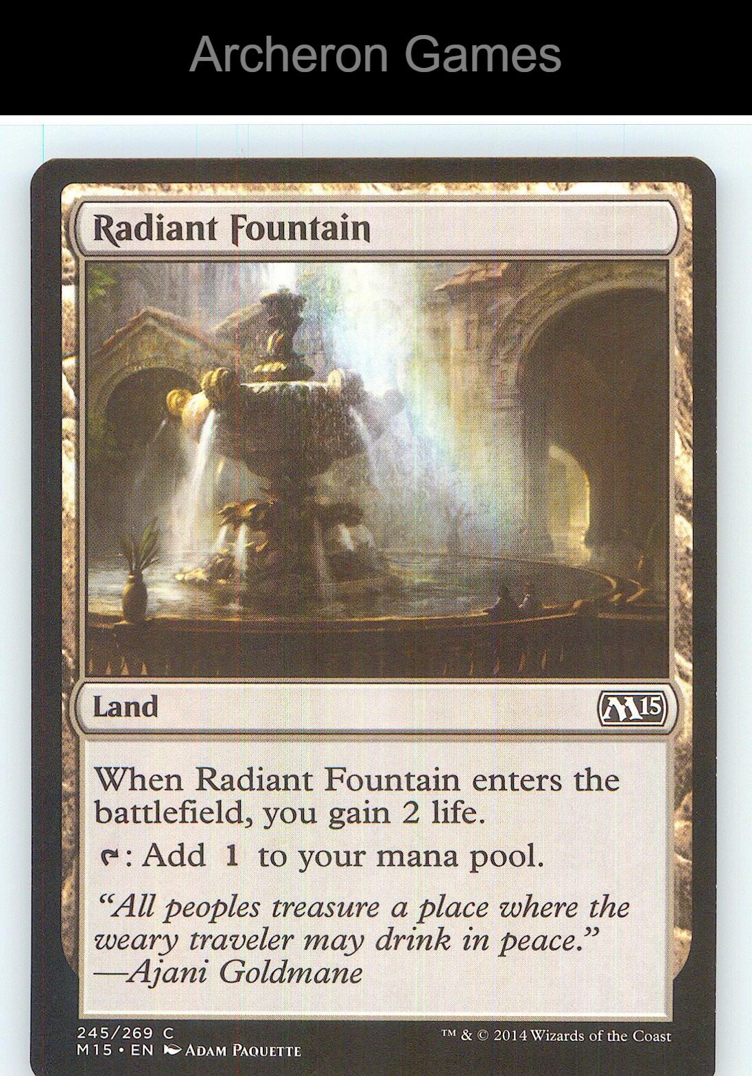 Radiant Fountain M15 245 C MTG Card NM/EX+