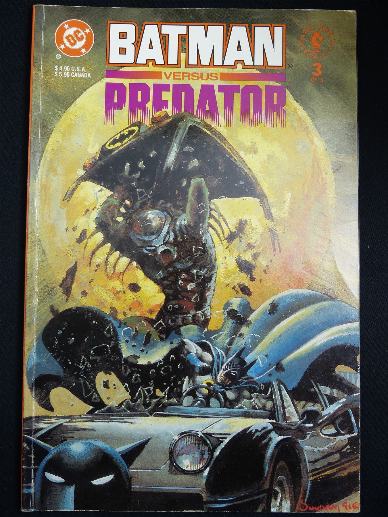 BATMAN versus Predator #3 Cvr A - DC Comic #3X8