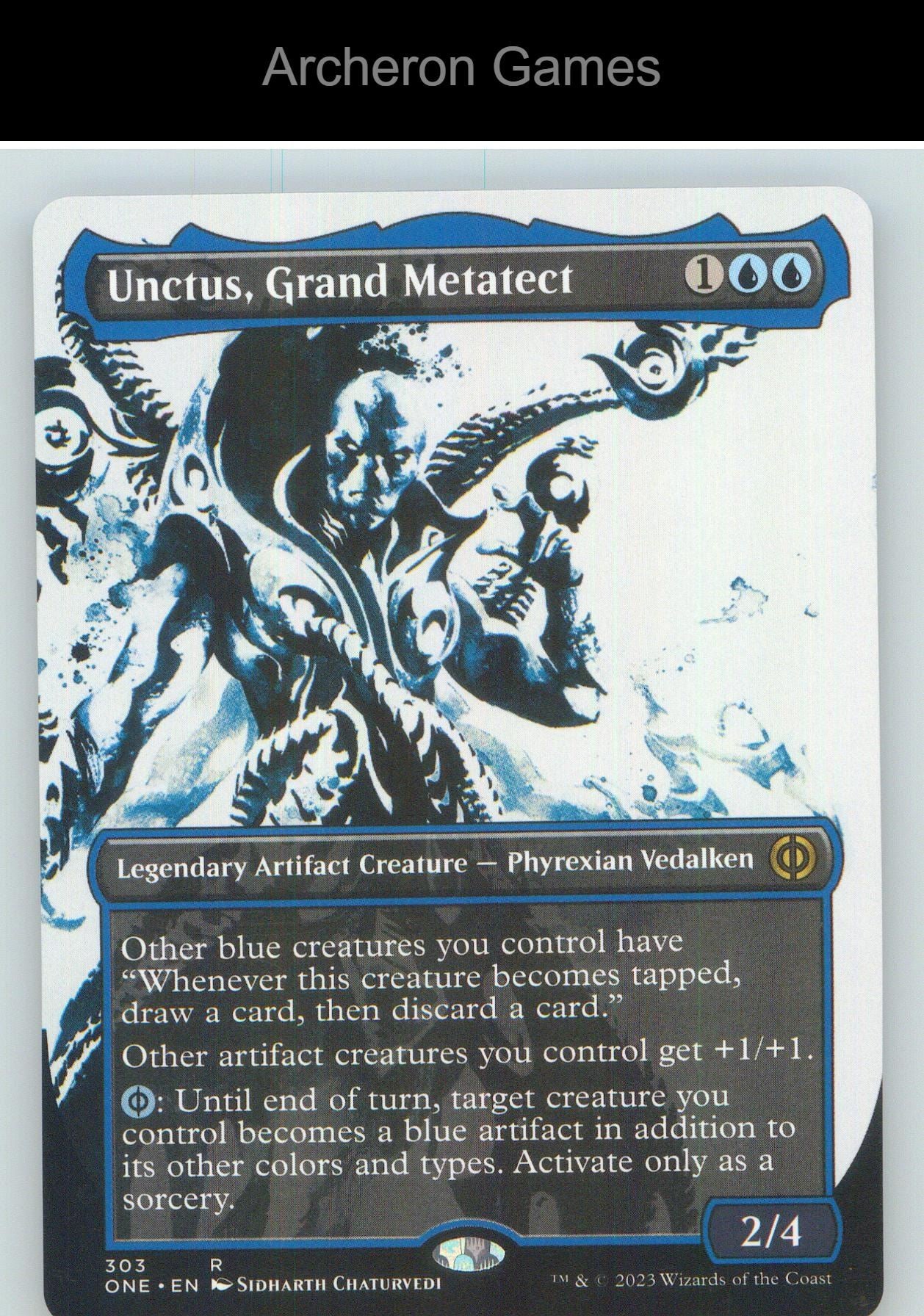 Unctus, Grand Metatect (Showcase) ONE 303 R MTG Card NM/EX+