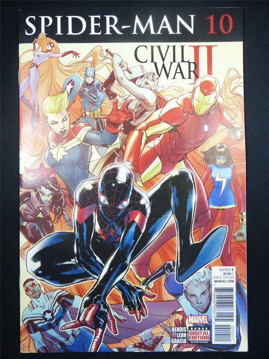 SPIDER-MAN #10 - Civil War 2 - Marvel Comic #HR