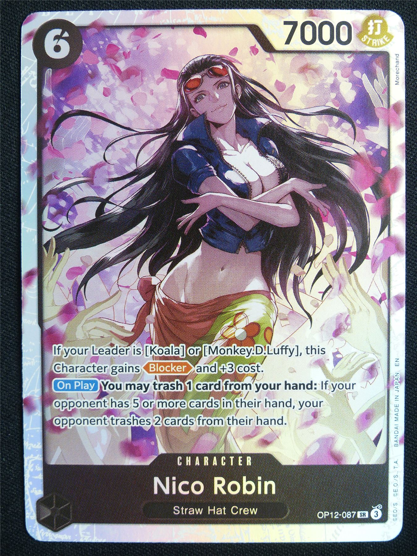 Nico Robin OP12-087 SR Foil - One Piece Card #5PV