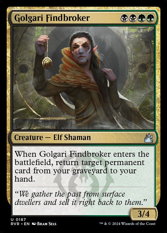 Golgari Findbroker - Ravnica Remastered rvr
