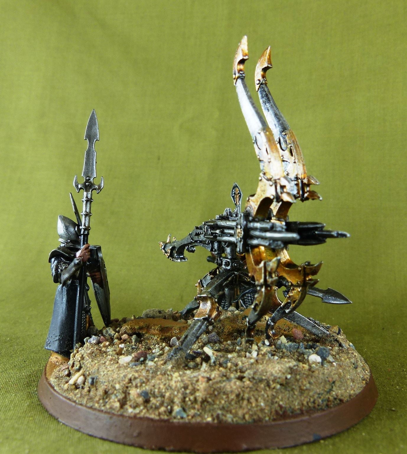 DARK Elf Bolt thrower- Lumineth Realm Lords-Painted - Warhammer AoS 40k #T1