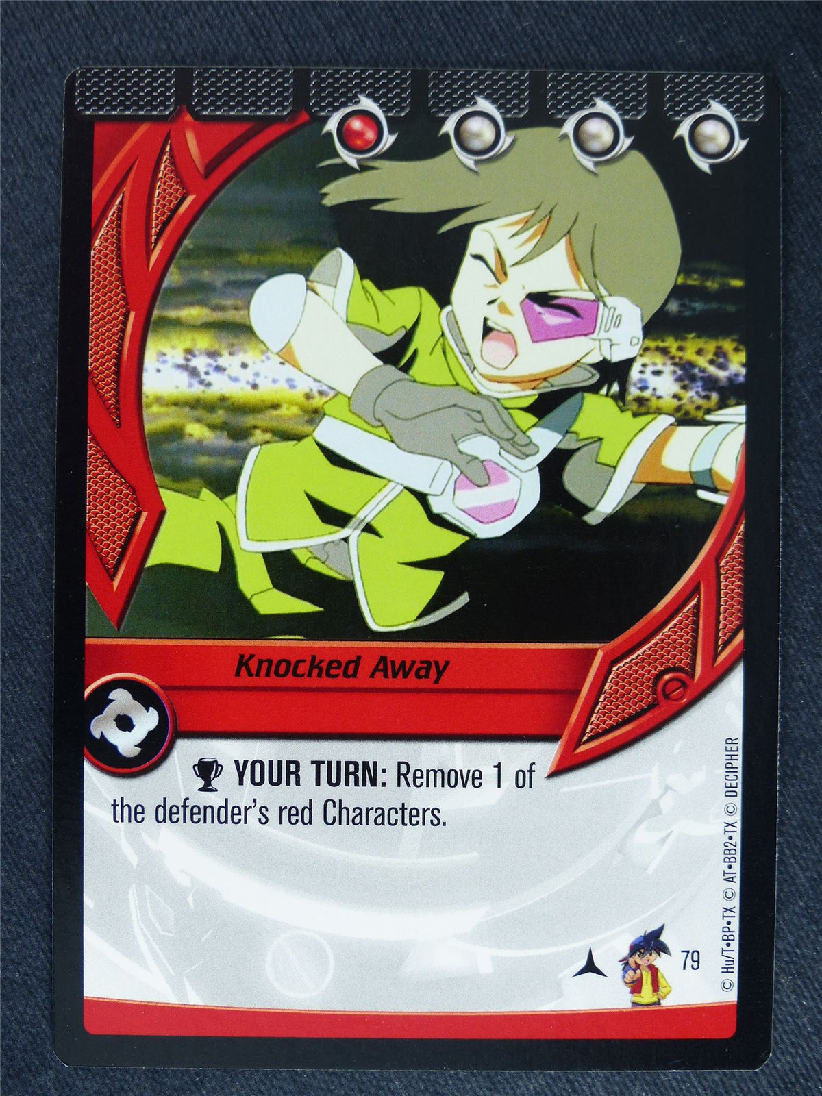 Knocked Away 79 - Beyblade Cards #WU