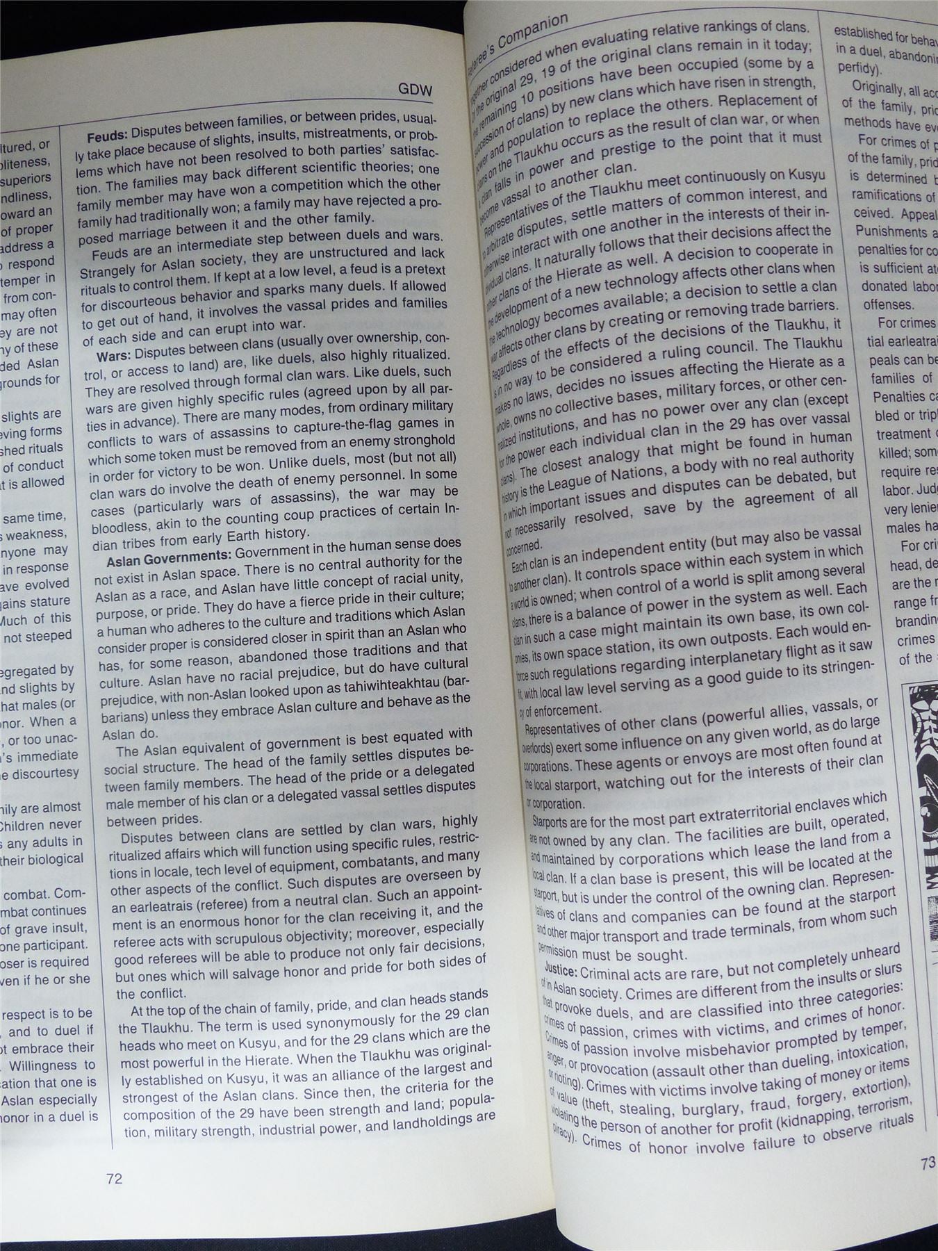 MegaTraveller Referee's Companion - GDW Roleplaying Booklet #2RE
