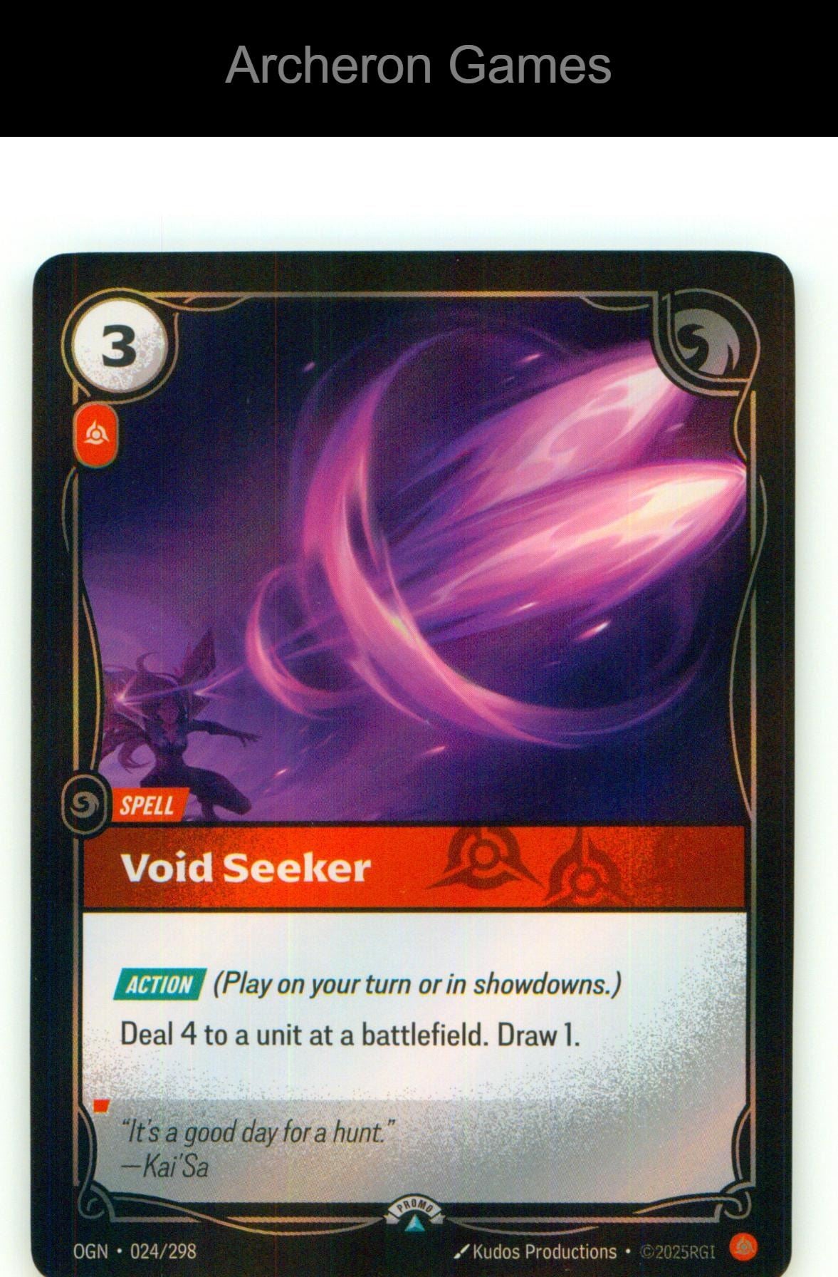 Void Seeker OPP 024/298 Riftbound Organized Play Promotional Cards