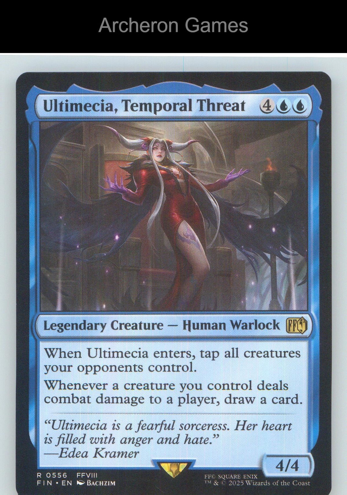 Ultimecia, Temporal Threat FIN 556 R MTG Card NM/EX+