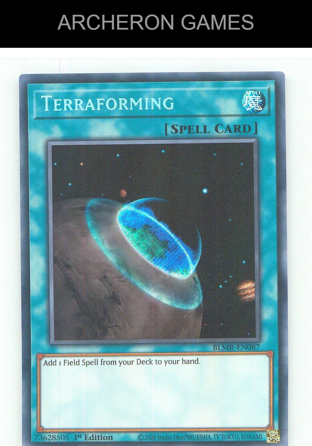 Terraforming SEC YUGIOH Card 1st Edition