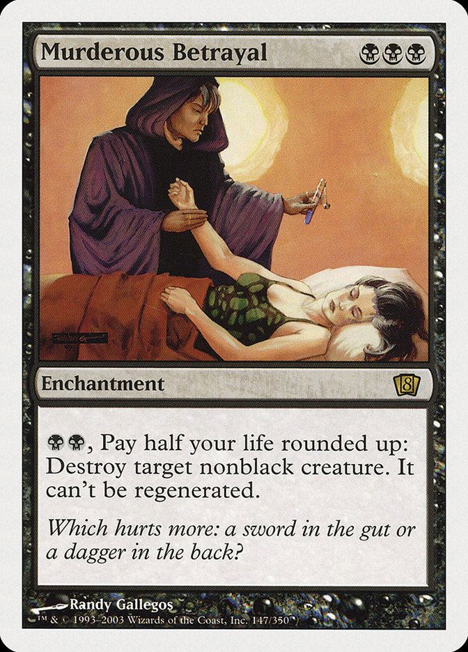 Mtg: 8ED : Murderous Betrayal - - NM