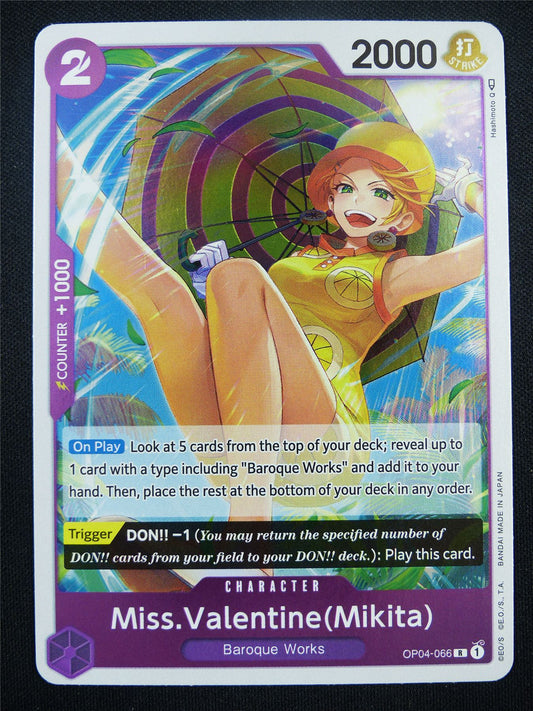Miss Valentine Mikita OP04-066 R - One Piece Card #1VG