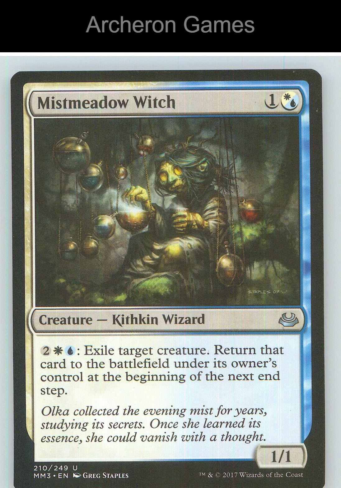 Mistmeadow Witch MM3 210 UC MTG Card NM/EX+