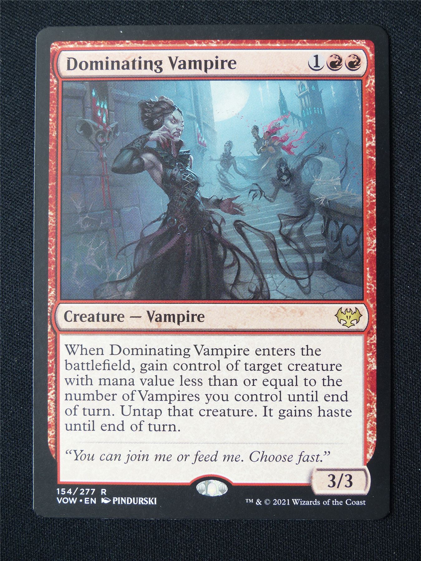 Dominating Vampire - VOW - Mtg Card #4RN