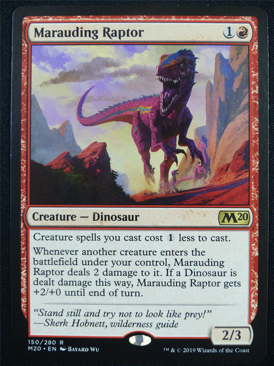 Marauding Raptor - M20 - Mtg Card #3VU