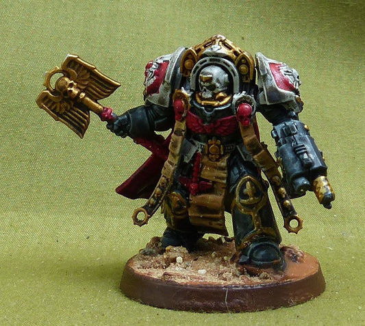 Terminator Chaplain Tarentus painted - White Scars - Warhammer 40K #4PO