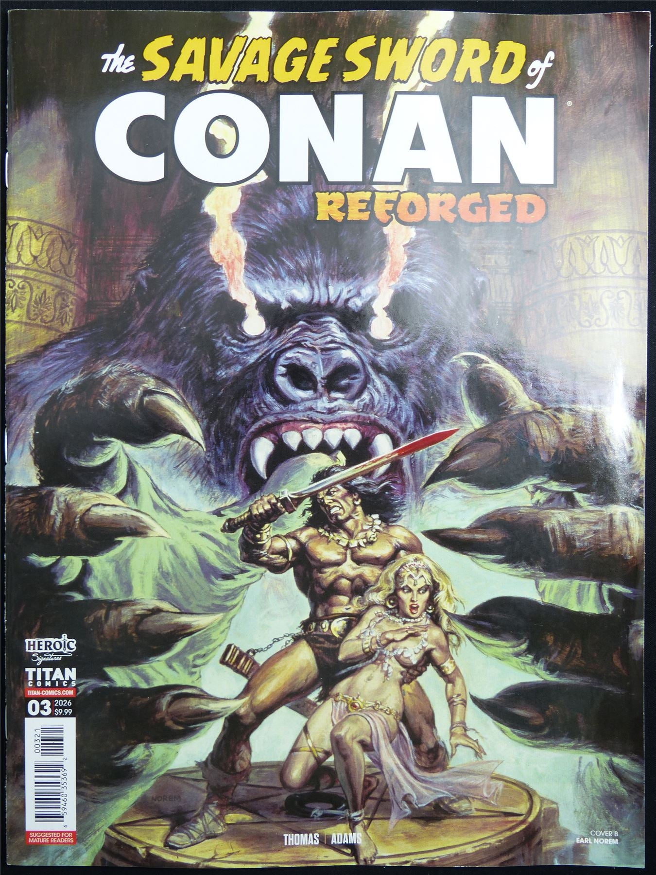 The Savage Sword of Conan Reforged #3 - Apr 2026 Titan Comic Magezine #46F