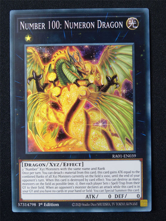 Number 100: Numeron Dragon RA01 Super Rare - 1st ed Yugioh Card #79